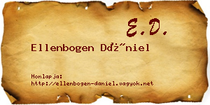 Ellenbogen Dániel névjegykártya